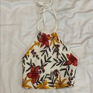 Crop top floral